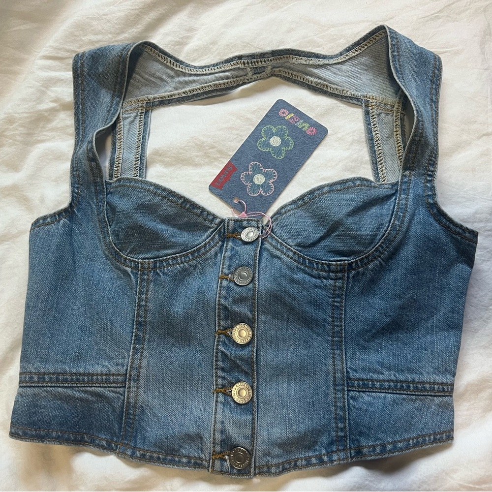 Guizio x Levi’s denim corset, size small extremely rare